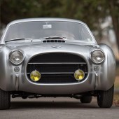In the Arizona sale and estimated at $1,100,000-$1,300,000 (£900,000-£1,050,000), this unique 1953 Fiat 8V Coupe by Ghia wears one-off aluminum alloy coachwork designed by Virgil Exner and Felice Mario Boano. It’s one of just 15 8V chassis distributed to Ghia and the only one not completed as a Supersonic.