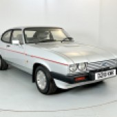 Registered in April 1987, this very late Ford Capri 2.8 Injection has had four former keepers and comes with a massive history file that includes its original stamped service book. It’s expected to sell for £8000-£12,000.