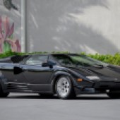 Also offered in the Arizona sale is this 1990 Lamborghini Countach 25th Anniversary. Thought to be the lowest-mileage example among the 657 produced, it shows just 155 miles and is expected to sell for $750,000-$1,000,000 (£600,000-£850,000).