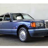 If the Mercedes 600 Pullman seems a little ambitious, what about the equally impressive W126 S-Class? This long-wheelbase 500SEL shows just 119,000 miles and comes with all the toys – including an electrically adjustable rear seat – for an estimated £6000-£8000.