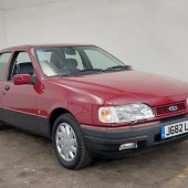 This Ford Sierra Sapphire has covered just 49,000 miles since 1991 in the hands of one family and runs the 2.0-litre DOHC ‘I4’engine. It’s yours for £6500-£8000.