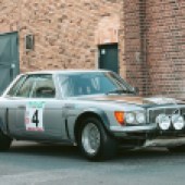 An unlikely rally car in its day, this 1979 Mercedes-Benz 450 SLC 5.0 'Rallyewagen' is a genuine Works car driven in period by Swedish ace Björn Waldegård to a couple of podium finishes. It’s been with its vendor for more than three decades and is expected to sell in Paris for €800,000-€1,100,000 (£700,000-£950,000).