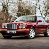 Joining several prestige entries is this 1994 Bentley Continental R, which is presented in excellent condition and shows just 24,000 miles. Resplendent in Mica Red with Sandstone leather, it’s offered with no reserve.