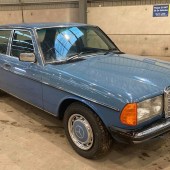 Showing just 47,000 miles (believed to be genuine), this 1984 Mercedes 200 Automatic has been in the care of its current keeper for eight years, stored in a dehumidified garage. It is estimated at between £5000 and £6000.