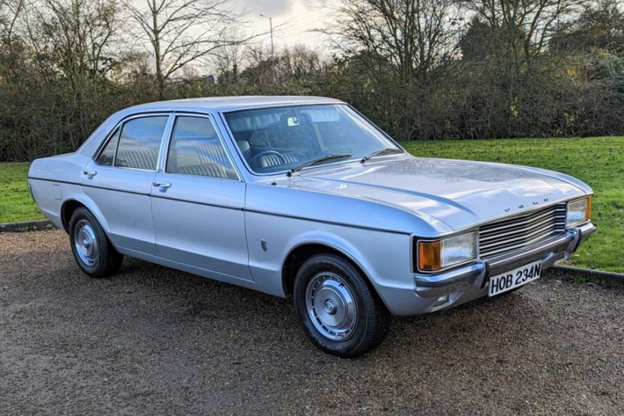 A wide selection of Fords included this 3.0-litre Mk1 Granada GXL. Owned by impressionist Jon Culshaw, the 1975 example boasted a very cool blue interior and comfortably beat its £9000-£11,000 guide to sell for an impressive £17,280.