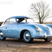 Approaching 70 years old, this 1954 Porsche 356 Pre-A Coupe is believed to be the earliest right-hand drive production 356 and thus possibly is the first RHD car sold with Porsche branding. It’s been fully restored and is expected to sell for £340,000-£370,000.