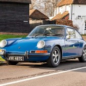 The show will celebrate the 60th anniversary of when the 911 was first publicly shown, and fittingly there are several examples in the sale. This 1969 911S is one of the last 2.0-litre cars produced before the capacity was increased to 2.2 litres, and is guided at £100,000-£125,000.