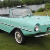 A rare example of the famous amphibious car, this 1965 Amphicar 770 proved to be a very popular entry. It was estimated at £38,000-£44,000 – but despite needing some light TLC before it could venture into the water, it managed to sell for £50,960.