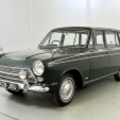 This 1964 Ford Consul Cortina Deluxe in rare estate guise has covered only 16,410 miles. Never welded but subject to a sympathetic respray in its original Goodwood Green, it’s surely one of the best available and is guided at £15,000–20,000