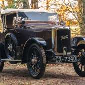 This 1925 Jowett Short Two Tourer had been fully rebuilt twice since being discovered in a dismantled state in 1974, and featured the very rare Brolt electrics. It was estimated at a modest £5000-£8000 but went on to sell for £14,063.