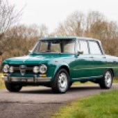 This 1972 Alfa Romeo Giulia 1600 Super made us want to recreate The Italian Job car chase – only we’d beat the Minis this time. This example had been supplied new to Cyprus in right-hand drive, and was in superb condition. It sold considerably above its estimate for £28,000.