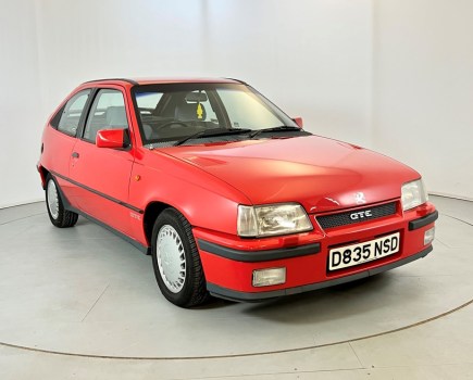 A 1987 example in 8-valve 2.0-litre guise, this Vauxhall Astra GTE has covered 180,000 miles but is exceptionally clean and original throughout, having had only one owner from new. It’s estimated at £10,000-£15,000.