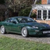Finished in British Racing Green, this 1998 Aston Martin DB7 had been cherished by its previous owner for 16 years. Accompanied by a good service history and showing just 46,000 miles on its clock, it sold mid-estimate for £17,829.