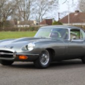 Joining several Jaguars in the sale, this stunning Series 2 E-Type 2+2 could be one of the sale’s biggest hitters at an estimated £32,000-£35,000. Imported from California, the 1969 example has since been converted to right-hand drive and restored with a host of desirable upgrades.