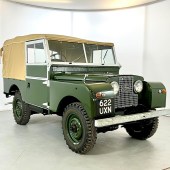 First registered in 1955 and used by the RAF in Yorkshire until the 1980s, this Land Rover Series 1 was restored in 2016 at a cost of almost £30,000! Beautifully presented in better than new condition, it beat its lower estimate to sell for £24,100.