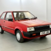 Surely a great potential starter classic, this K10-generation Nissan Micra has covered 61,000 miles from new and has the 1.0-litre engine with a manual gearbox. The 1987 example is generally tidy and is expected to sell for £1000-£2000.