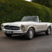 Offered from over four decades of single ownership, this superbly preserved Mercedes-Benz 280 SL Pagoda dating from 1968 had covered only 65,513 miles. Accompanied by a sizeable history file, the desirable right-hand drive example sold for £113,200.