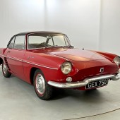 One of the rarest cars in this auction was this 1962 Renault Floride Convertible. Finished in deep red with a both contrasting black hard top and convertible top, the right-hand drive example showed a mere 48,000 miles and sold mid-guide for £12,362.