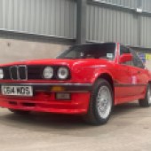 First registered in Wellington, New Zealand, this 1986 BMW E30 was marketed as the M325i and has a similar specification to the UK 325i Sport. The car arrived in the UK during 1999, and is MoT’d into 2024. It’s estimated at £7000-£8000.