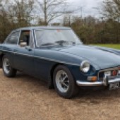 Remarkably, this 1973 MGB GT has had the same owner from new. In 2004 the engine was reconditioned, with further upgrades taking place in 2019, and mileage now sits at a mere 67,983. It could be yours for £6000-£8000.