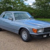 This 1981 Mercedes-Benz 280SLC has been owned by the vendor since 1988, having received a factory replacement engine in 1991. In the last six months £10,000 has been spent with the SL Shop on its upkeep, making a lower estimate of £12,000 look very tempting.