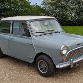 This 1966 Mk1 Mini Cooper is described as a “presentable, useable classic” that was mechanically overhaul four years ago and now needs “a few odd jobs” to complete. It features a 1056cc replacement from Southam Mini & Metro Centre and is guided at £12,000-£14,000.