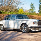 Having covered just 5613 miles from new, this 1980 Rolls-Royce Silver Shadow II is thought to be the lowest mileage example on the road today and has been kept by the same owner for its entire 43 years. It’s expected to change hands for £35,000-£45,000.