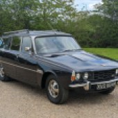 Around 200 Rover P6s were converted into ‘Estoura’ estates by Battersea coachbuilder FLM Panelcraft, but only eight 3500 S models – and this 1973 car is one of them. Extensively restored, the Loire Blue example is estimated at £20,000-£25,000.