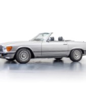 Built in the model’s final year of production and delivered new to a Mercedes-Benz employee in Germany, this 1985 280 SL will be offered on July 12. It is guided at £34,000-£50,000.