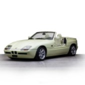 The BMW Z1 is rare in itself, but this one is believed to be one of just 141 cars finished in Fungelb, and one of just 31 with a matching Gelb interior. It has a low mileage of 11,116 and is expected to sell for £42,500-£60,000.