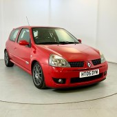 One of several modern classic hot hatches, this Renault Clio 182 was a rare Trophy edition from 2005. It had been subject to some modifications and was missing its original Sachs dampers, but still managed to sell for £8800.