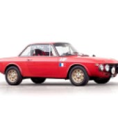 This Series 1 1969 Lancia Fulvia Coupé Rallye 1.6 HF 'Fanalone' is a fine example of one of Lancia’s greatest homologation specials. Finished in factory-correct Rosso Corsa, it is expected to sell for upwards of £60,000.
