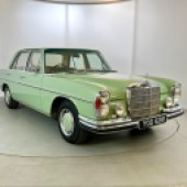 Sold new in South Africa before being imported in 2016 and fully UK registered, this 1972 Mercedes 280 SE was a fuel-injected SE model and was resplendent in sought-after Caledonia Green with a Palomino Tan interior. It changed hands for £21,500.