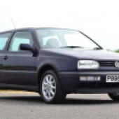 This Mk3 VW Golf GTI was a remarkable find, with one-owner from new, 9116 miles on the odometer and a record of annual services. The Mystic Blue machine brought the hammer down at £16,031.
