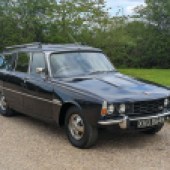 Around 200 Rover P6s were converted into ‘Estoura’ estates by Battersea coachbuilder FLM Panelcraft, but only eight 3500 S models – and this 1973 car was one of them. Extensively restored, the Loire Blue example was estimated at £20,000–25,000 but sold for £27,270.