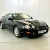 An exceptionally original example of the ST205 model, this 1996 Toyota Celica GT-Four had covered only 60,000 miles and had a comprehensive maintenance record. It was estimated at £10,000-£15,000 but soared to a final selling price of £18,812.