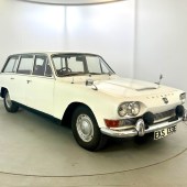 Finished in white with a red interior, this rare and practical 1966 Triumph 2000 estate had only had two former keepers and was sold with receipts for recent servicing and maintenance. It beat its £2000-£3000 estimate to sell for £4000.