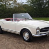 Used by the vendor in London and Spain, this 1965 Mercedes-Benz 230 SL ‘Pagoda’ came with lot of history and looked to be in excellent condition. It just exceeded its £40,000–50,000 estimate to reach £50,220.