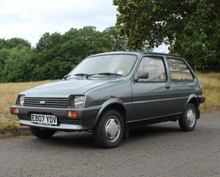 Garaged all its life and said to be mint underneath, this 1988 Austin Metro City X has only covered 37,734 miles from new and has been well-maintained throughout its life. Now complete with an unleaded head and rebuilt Hydragas, it’s estimated at just £1000-£1750.
