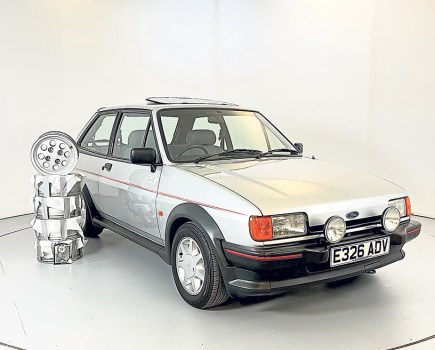 One of two Mk2 Ford Fiesta XR2s currently in the sale, this 1987 Strato Silver is a former award winner that’s WB reckon is easily the most original condition XR2 on the market. In stunning condition, it comes with two sets of wheels and is estimated at £15,0000-£20,000.