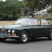This Series 1 XJ6 was built in the UK in 1970 and then dispatched to South Africa in January 1971, making trips to Europe before being re-imported in 2017. Well-maintained throughout its life and supplied with a comprehensive service history, it’s estimated at £12,500-£15,000.