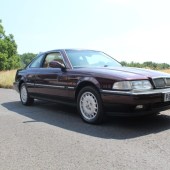 Another low-mileage entry is this rare 1997 Rover 825 Sterling Coupe. The automatic example has had a mere three owners from new and has covered just under 42,000 miles. Said to dive very well, it’s estimated at £2500-£3500.