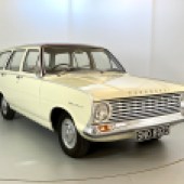 In excellent condition throughout, this rare 1966 Vauxhall Victor FC 101 estate looked superb in cream with a maroon roof and interior. The 82,000-mile example was estimated at £10,000-£12,000, but went on to sell for £13,352.