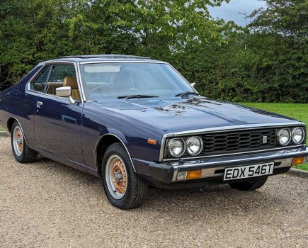 Estimated at £15,000-£18,000, this 1979 Datsun 240K Skyline GT coupe is sure to attract competitive bidding. The rare Japanese classic has an MoT until April 2024 and looks to be in excellent condition throughout.