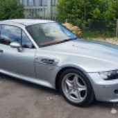 One of several BMWs in this sale, this 1999 Z3 M Coupe has travelled just 31,800 miles from new. Nicknamed 'The Breadvan', these models have become very collectable, and this one is estimated at £30,000-£34,000.