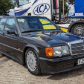 One of a few 190E models in this sale, this 1989 2.5-16 ‘Cosworth’ stood out having undergone notable restoration work. Perhaps its 159,361 miles influenced a sale price of a mere £7776 – just under the lower estimate.