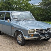 One of only 70 left on the road, this striking Renault 16TS – said to be in “in perfect order” –underwent a restoration in 2021. It outperformed its upper estimate of £8000 to make £11,448 including fees.