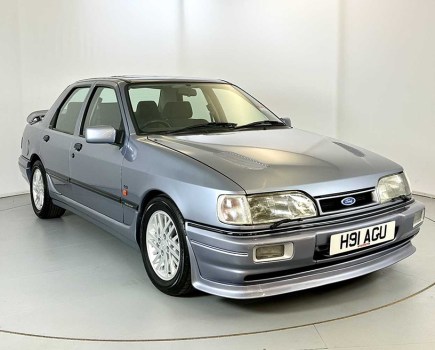 With just 76 built, the Ford Sierra RS Cosworth Rouse Sport 304R is a rare beast indeed, but remarkably, WB & Sons had two in the same auction and both in the same colour. This example has the rarer cloth trim and has been subject to a nut-and-bolt restoration. It’s guided at £55,000-£65,000.