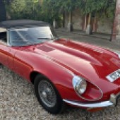 A late Jaguar E-Type Series 3 V12 roadster dating from 1974, this smart red example has been treated to £30,000 of expenditure in the last couple of years. It’s now ready to be enjoyed or taken to the next level, and is estimated at £64,000-£68,000.