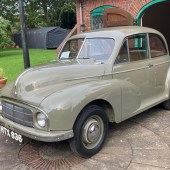 Remarkably, this 1948 Series MM car is said to be the seventh Morris Minor built and is believed to be the oldest car in private ownership. It wears chassis number 507, with 501 belonging to the National Motor Museum and no records of chassis numbers 502-506. It’s estimated at £14,000-£19,000.